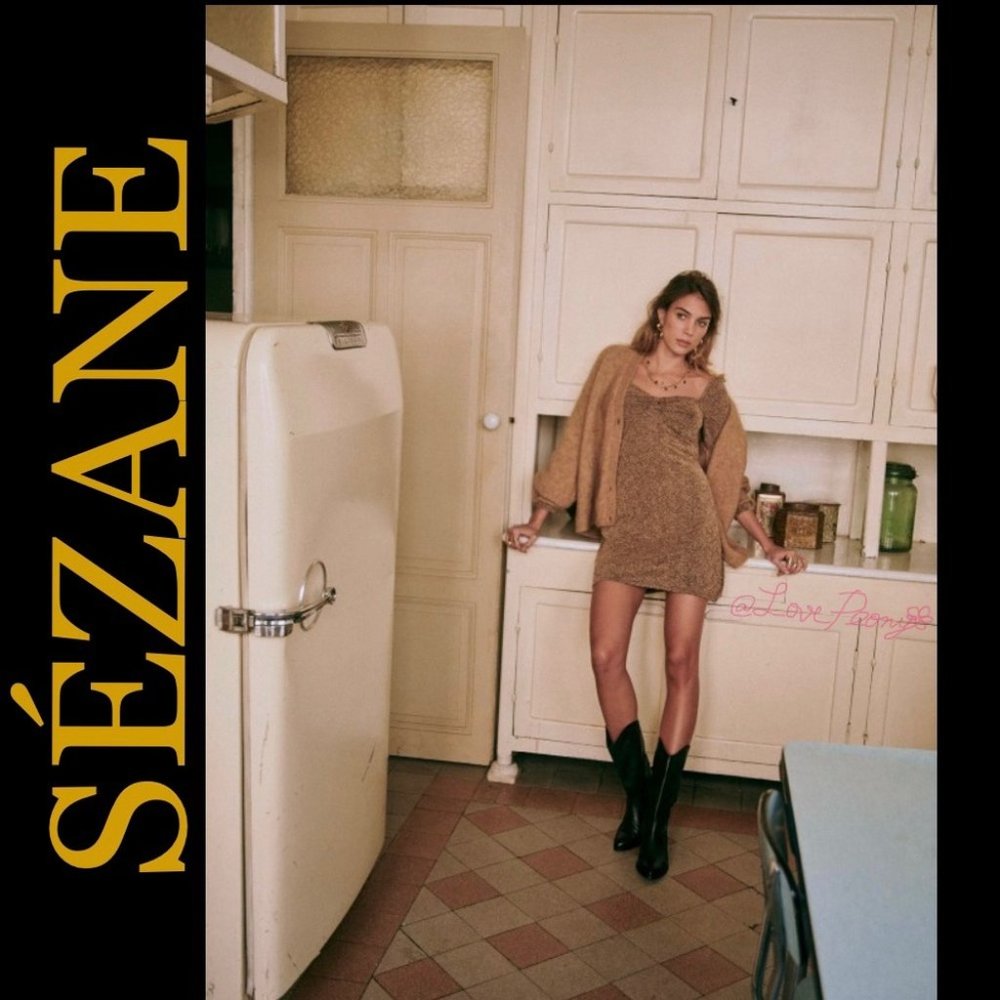 SÉZANE APRYL DRESS Gold